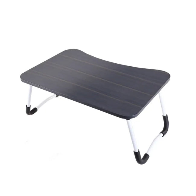 Foldable Laptop Table – Portable Bed Desk with Cup Holder Hover Image