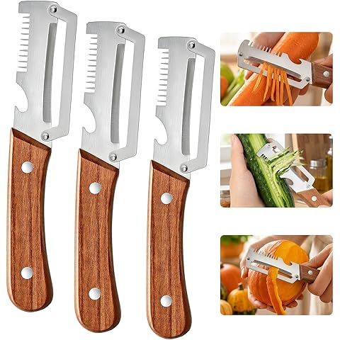 2-in-1 Pro Peeler & Cutter – Stainless Steel Vegetable Fruit Slicer