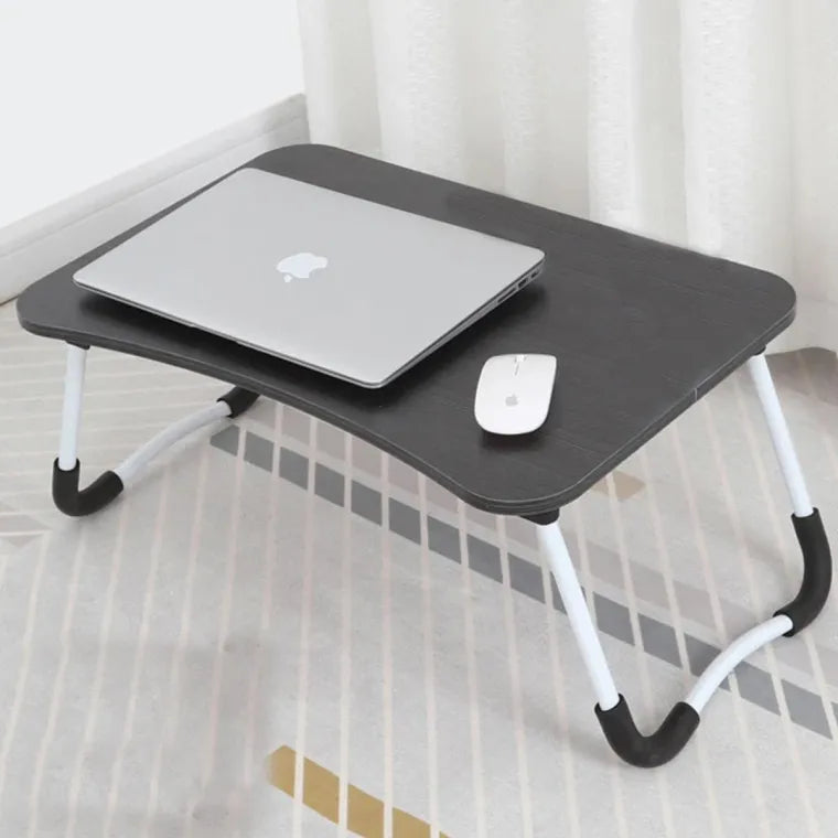 Foldable Laptop Table – Portable Bed Desk with Cup Holder