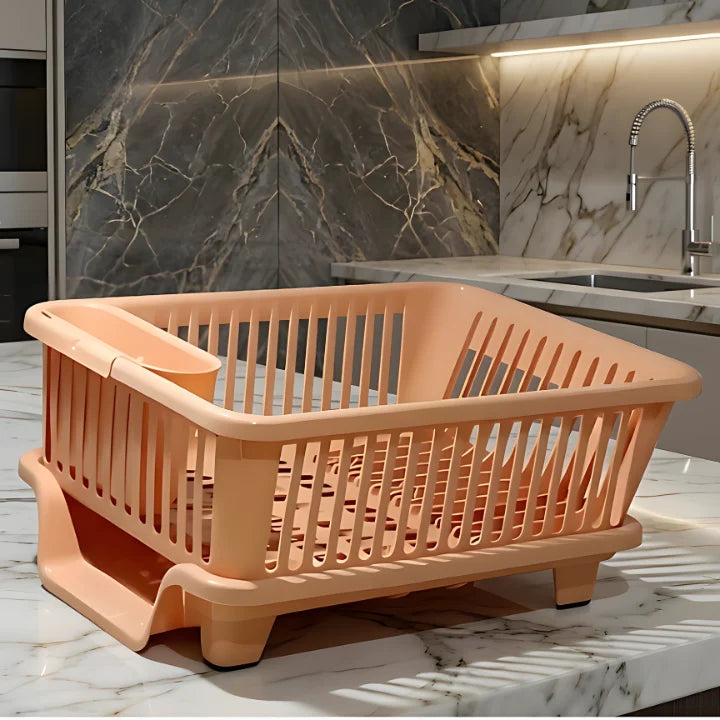 Sink Organizer Rack – Kitchen Sponge & Soap Holder Storage