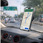 Magnetic Car Phone Holder – Dashboard Mount (Strong Grip)