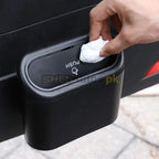 Car Trash Bin – Leak-Proof Hanging Dustbin with Lid