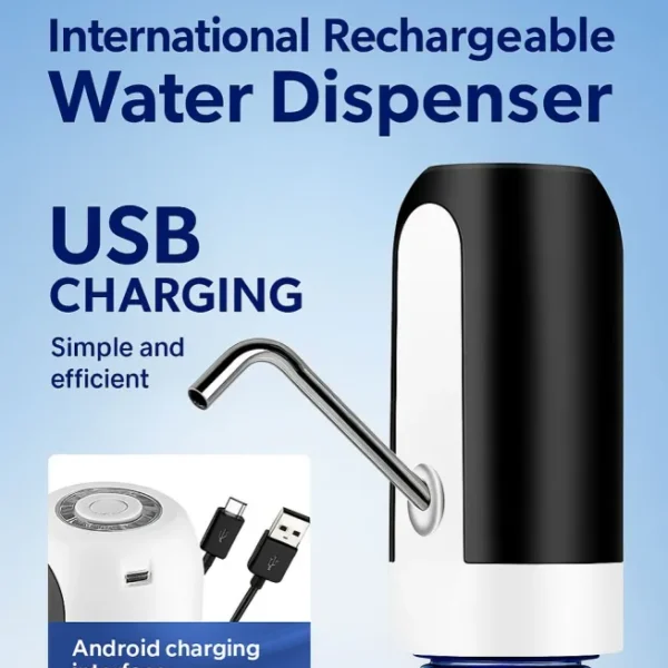 Automatic Water Bottle Pump – Rechargeable Electric Dispenser