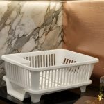 Sink Organizer Rack – Kitchen Sponge & Soap Holder Storage